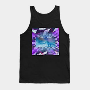 Centipede “Vaporwave” (Inverted Fisheye effect) Tank Top